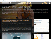 Tablet Screenshot of dnf-is-no-option.com